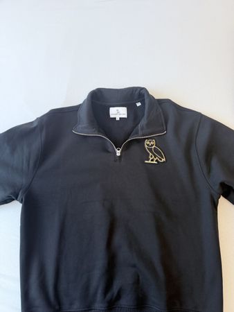 OVO Pullover mit Reissverschluss schwarz neuwertig