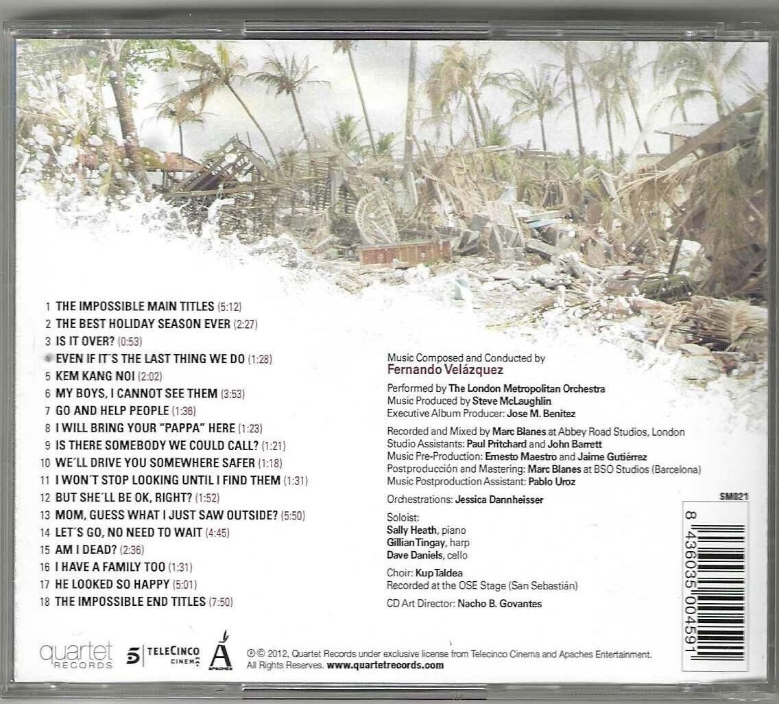 CDs: Fernando Velázquez – The Impossible – Gebraucht aus Genève von CDLPBookS 1