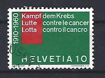 Tous les timbres: 1960 - Kampf dem Krebs – D'occasion à Schaffhausen par poststamp
