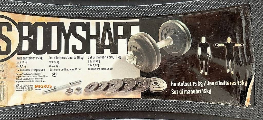 Bodyshape Poids & Haltères: Kurzhantelset 15kg – D'occasion à St.Gallen par Meieneb 1