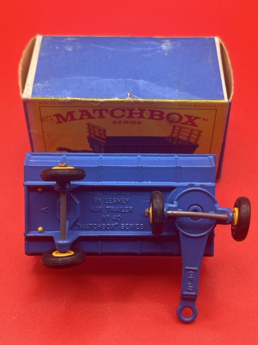 Matchbox Modellini d'auto: Matchbox Lesney Hay Trailer No 40 – Usato da Root venduto da 156500 3