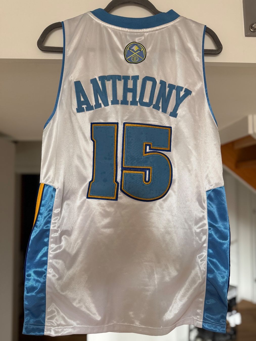 Adidas Canottiere & Pantaloni: Denver Nuggets Carmelo Anthony 15 Authentic Jersey – Usato da Wil SG venduto da kidraxhul 1