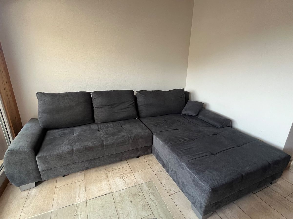 Divani: (Bett-) Sofa anthrazit grau – Usato da Muttenz venduto da medlu.99 1