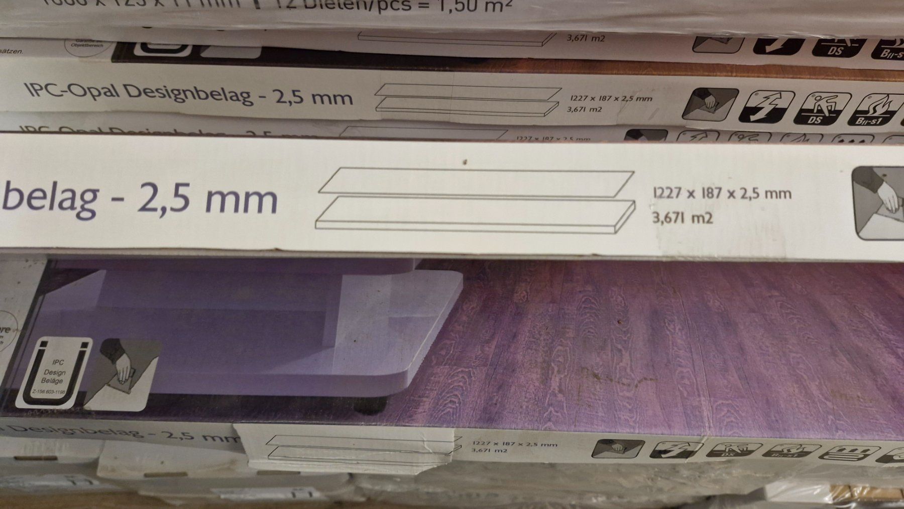 Pareti & Soffitti: Designbodenbelag IPC-Opal Eiche Natur Neu! – Nuovo e nell'imballaggio originale da Dorf venduto da Zur-Lingg 2