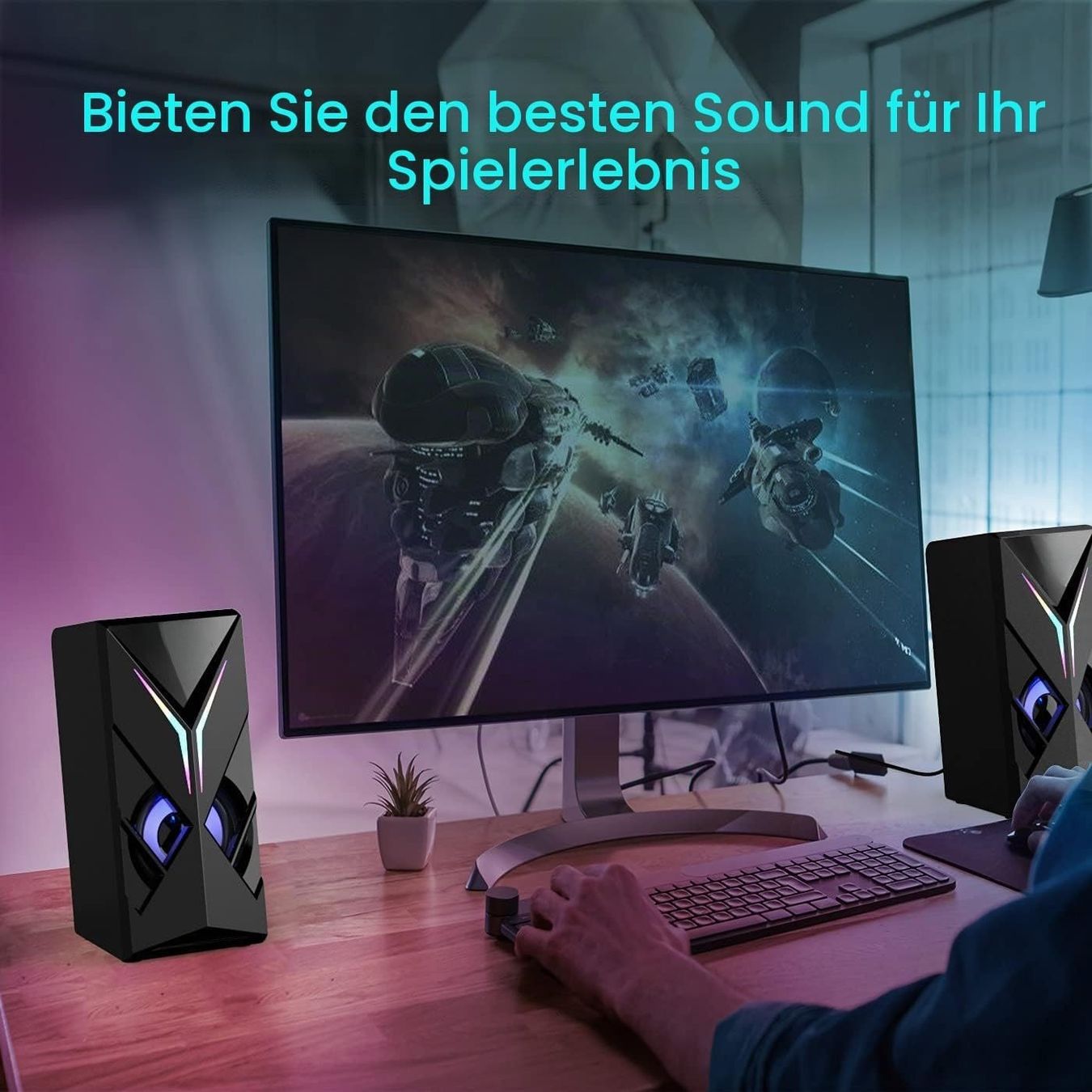 Lautsprecher: Gaming Lautsprecher 10W RGB LED USB Desktop – Neu und originalverpackt aus Schaffhausen von her_zt65 3
