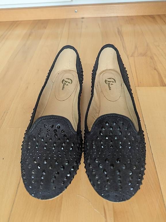Scarpe da donna: Ballerina Bata schwarz Strassteine Gr.40, Neu – Nuovo (secondo la descrizione) da Chur venduto da Ronja777