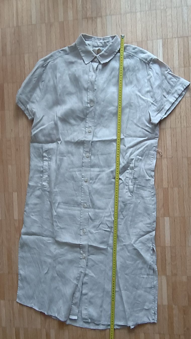 Vestiti: Ecoalf Sommer Kleid Hemdkleid Beige Gr. M – Usato da Zürich venduto da jona8859