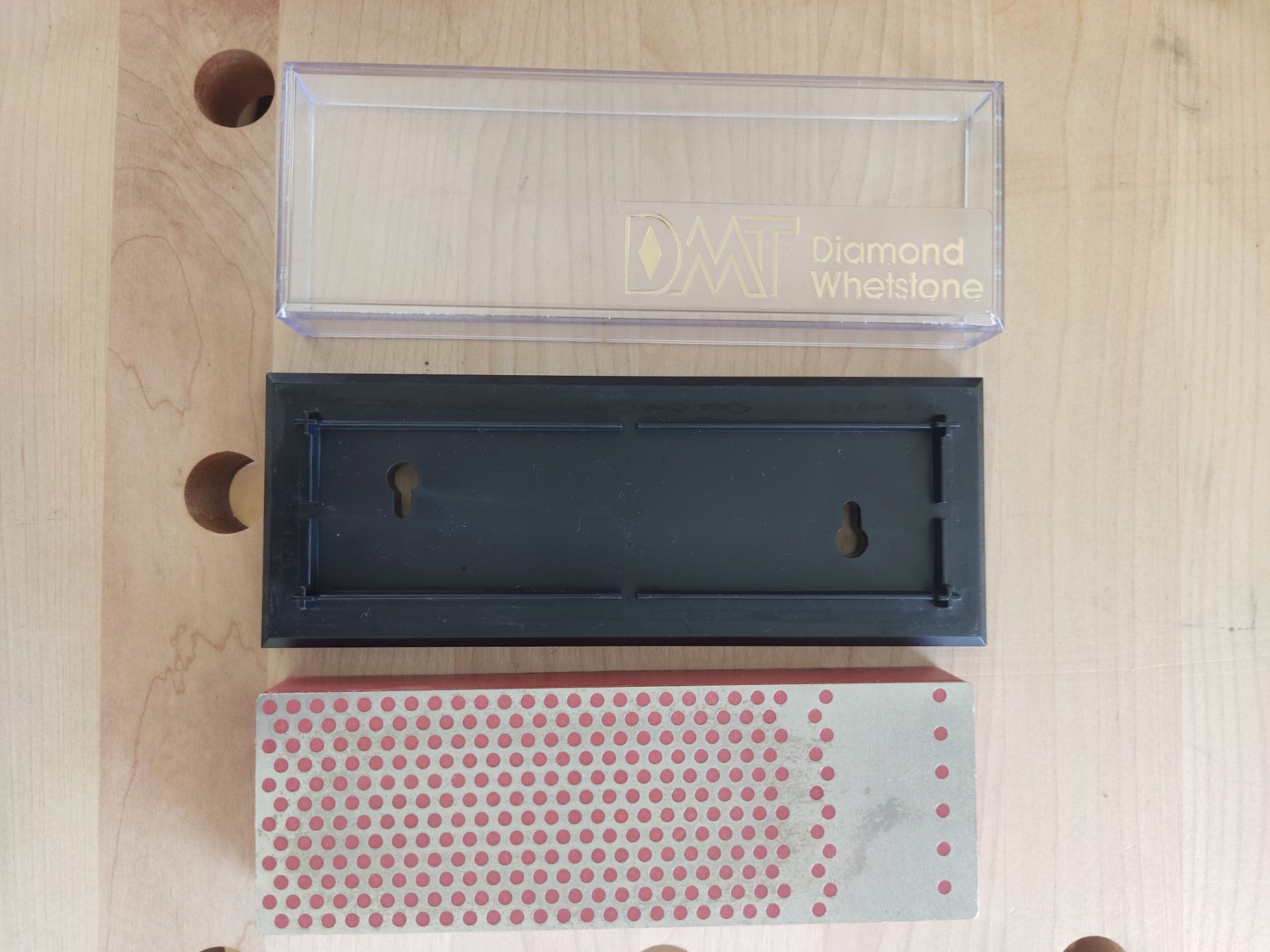 Tutti gli attrezzi: DMT Diamond Whetstone Schleifstein in Kunststoffbox – Usato da Basel venduto da giacomoalbenga 1