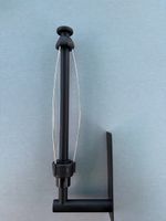 Küchenrollenhalter Wandmontage schwarz Metall neu