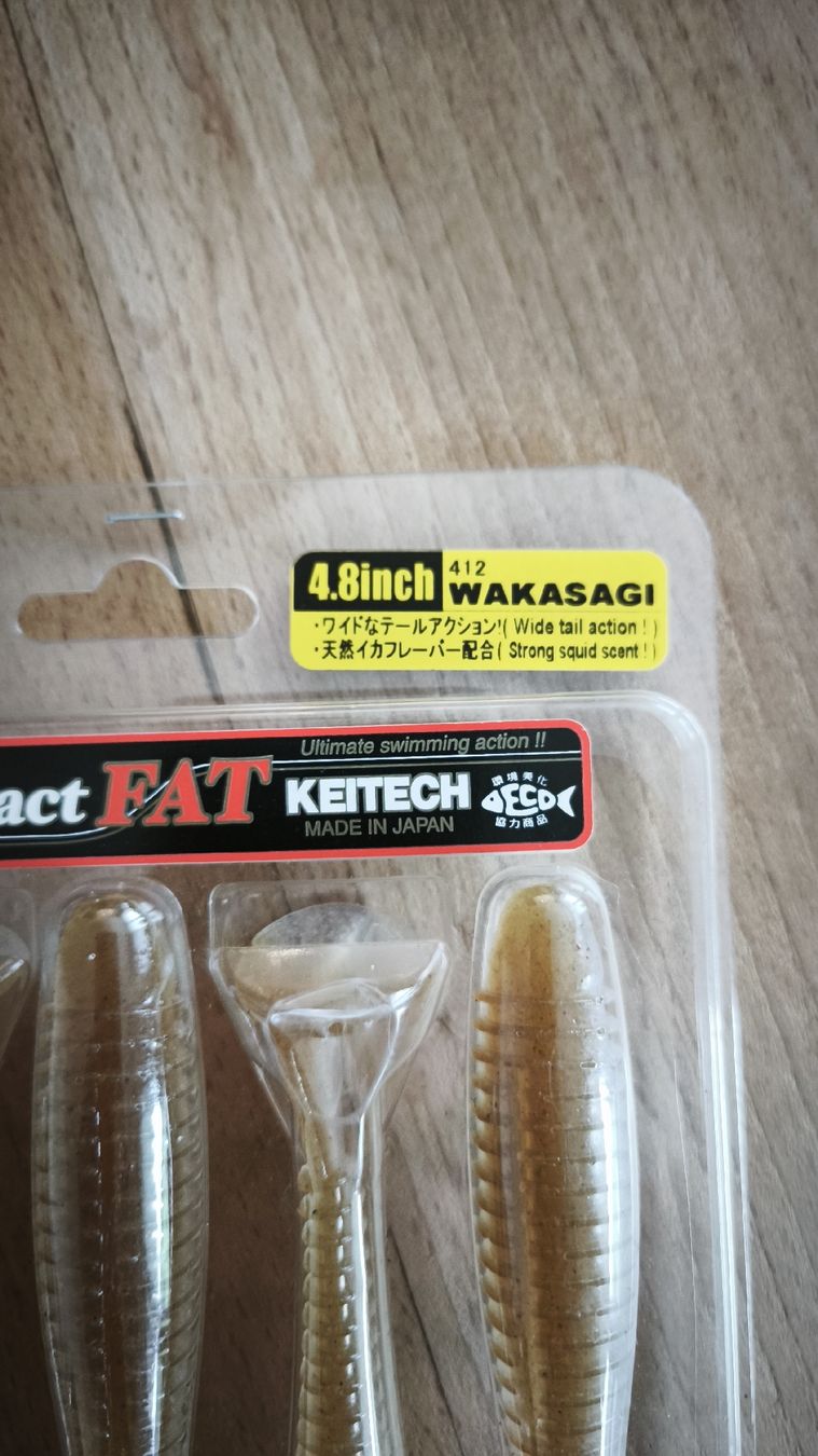 Keitech Köder: Keitech Swing Impact 4.8' Wakasagi – Neu und originalverpackt aus Sarnen von sebalant 1