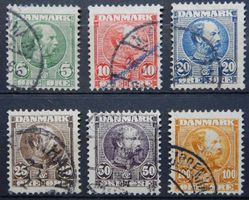 Dänemark Kat. 47-52 gest. 1904 Kat. 85 Euro