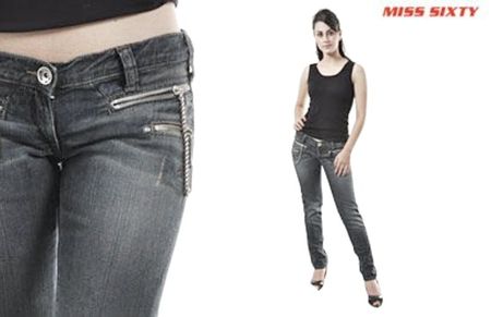 Miss Sixty Jeans mit Reissverschlüsse W27 S zu Free People
