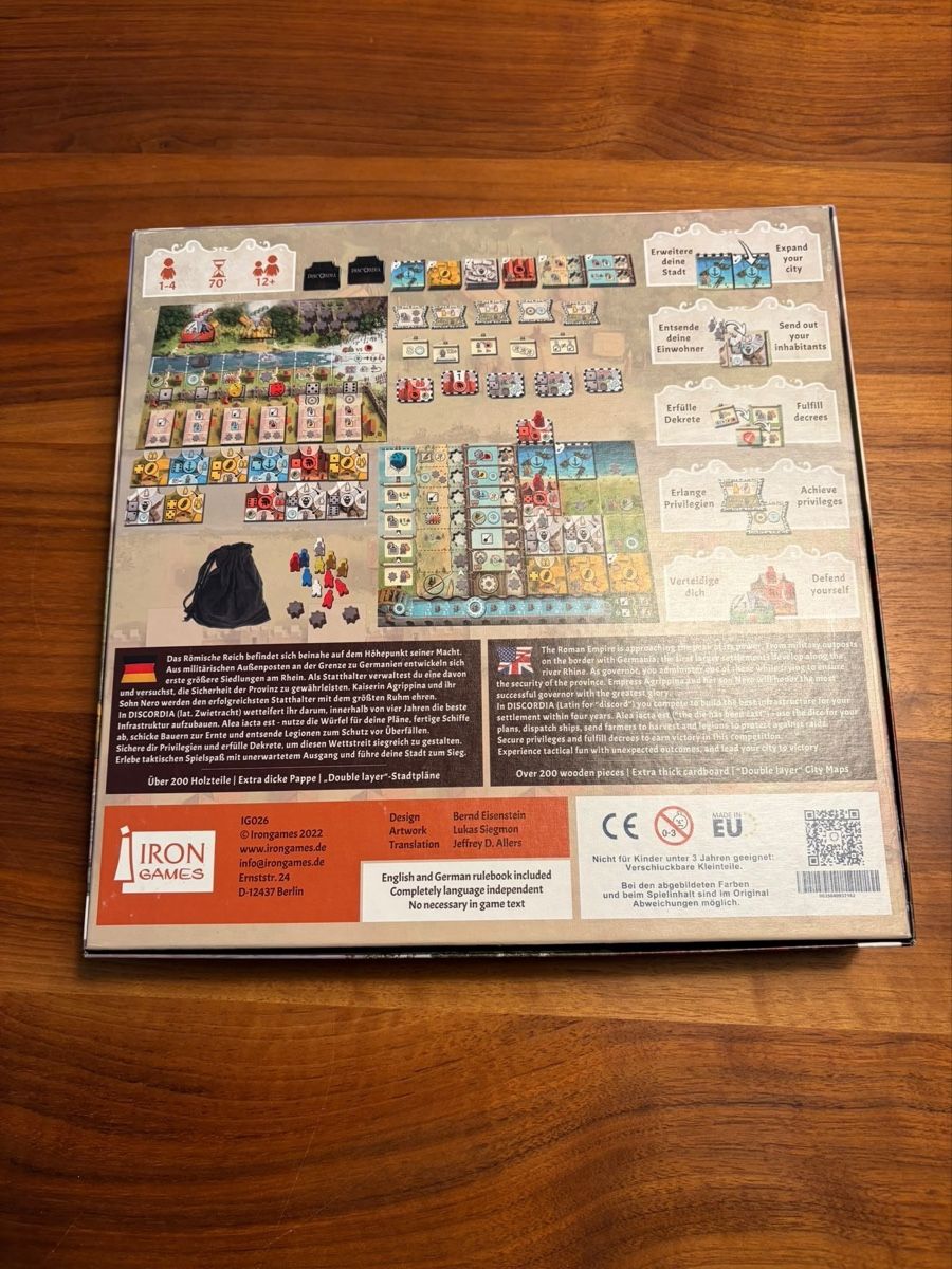Spiele: Discordia - Brettspiel – Gebraucht aus Stansstad von Rashcinal 1