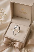 Ring Weißgold 12 Diamanten