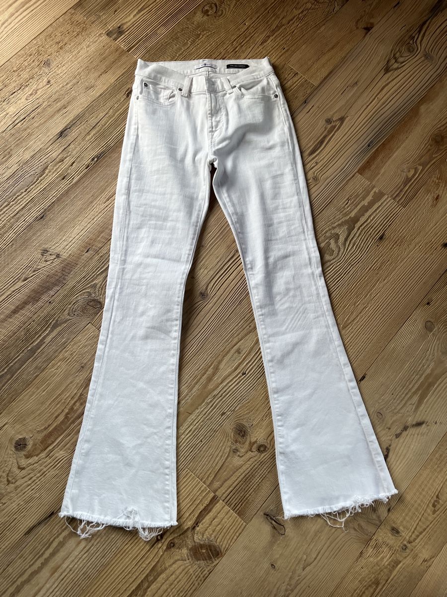 Mankind Jeans: 7 for all mankind white 5 pocket jeans – Usato da Rüschlikon venduto da ant_5v7g