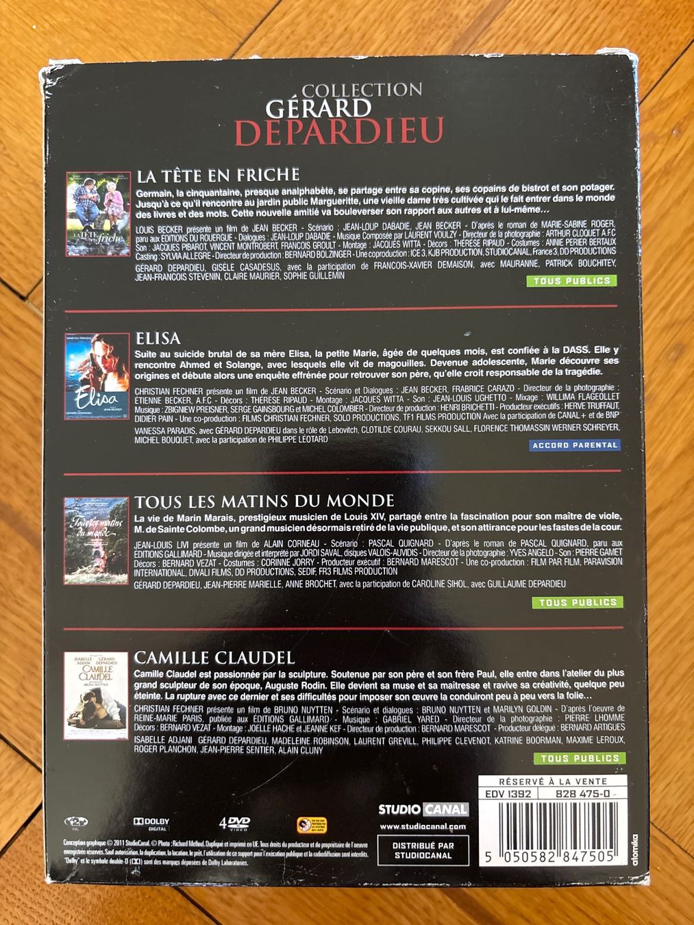 Tutti i DVDs: Collection Gérard Depardieu 4 DVD – Usato da Genève venduto da Buens4 1