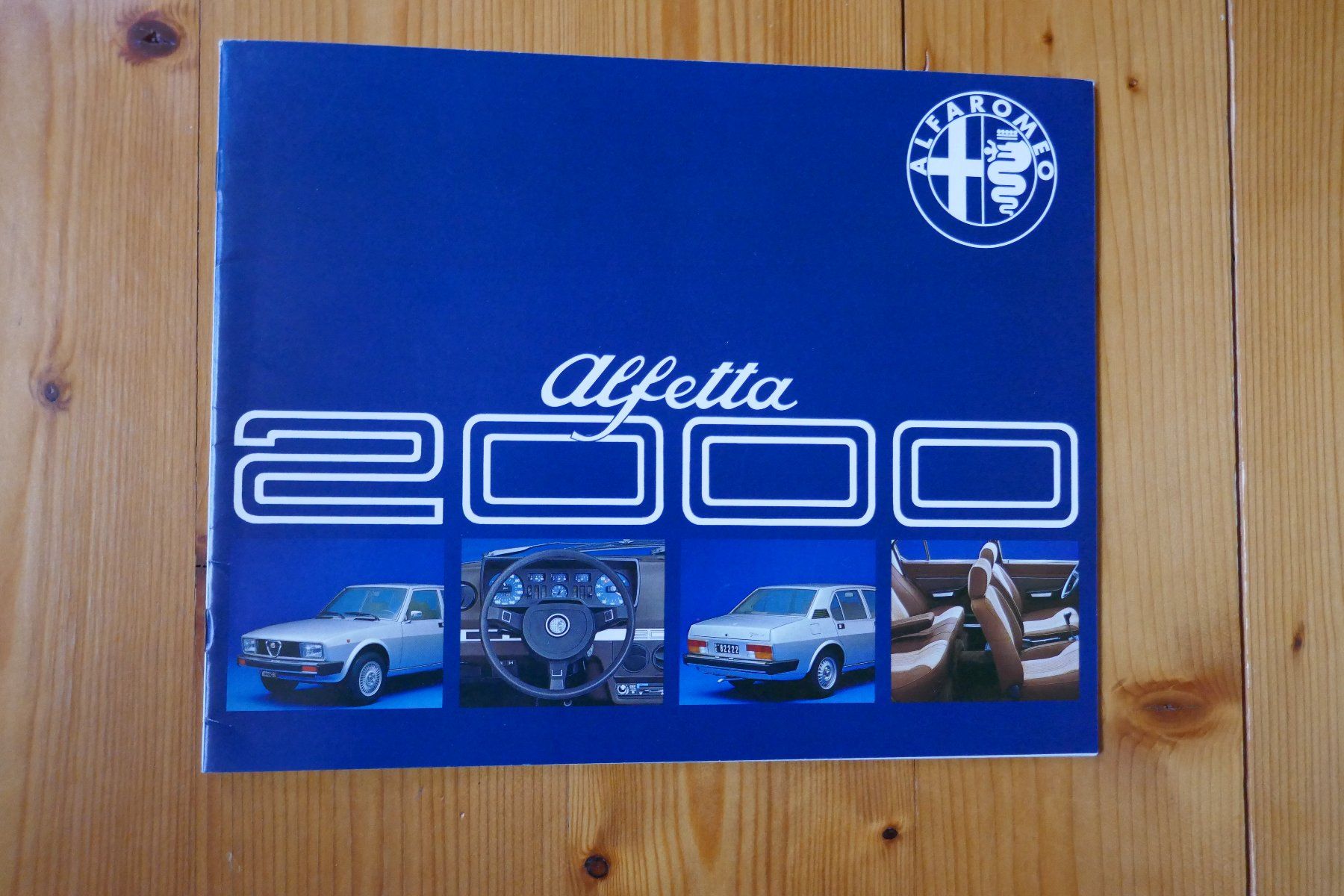 Alfa Romeo Documents: Alfetta  2000   Originalprospekt – D'occasion à Madiswil par ML911 1