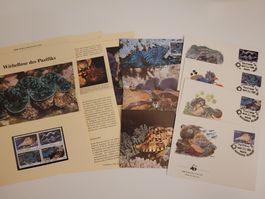 Marshall Islands WWF Sonderserie Wirbellose des Pazifiks