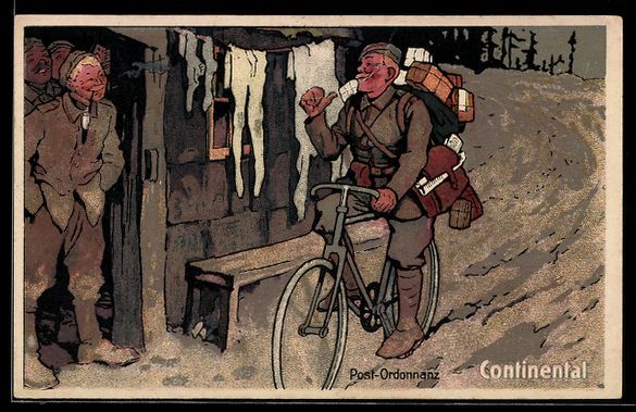 Cartoline postali: Post-Ordonnanz bringt Briefe und Pakete  – Usato da Berlin venduto da bartko-reher