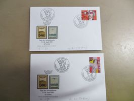 2 Sonderbriefe und -stempel Aerophilatelie Liestal 1993