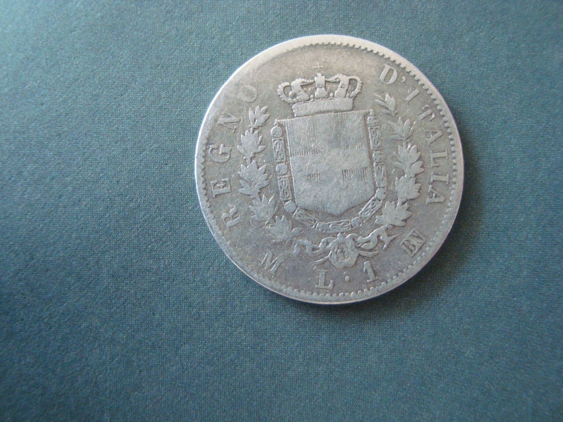 Tutti le monete: Italien 1 lire 1863  silber – Usato da Gelterkinden venduto da Cakir