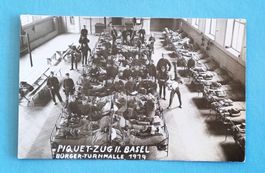 Basel - Bürgerturnhalle - Kantonnement Piquet-Zug II - 1919