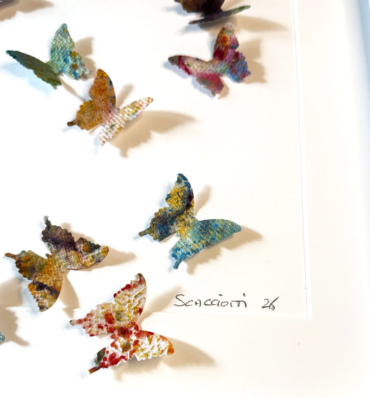 Dipinti: Andrea Scacciotti 3D-Schmetterlings-Wandkunst – Usato da Ponte Tresa venduto da 11GalleriaAlterEgo11 2
