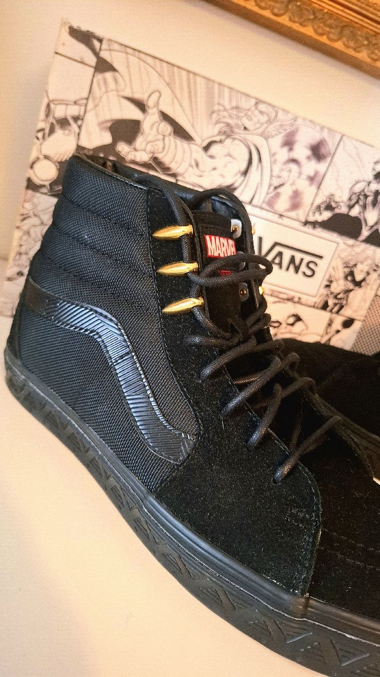 Vans Scarpe da uomo: vans sk8-HI  black panther / Marvel – Nuovo (secondo la descrizione) da Perly venduto da gsc_hwt7 2