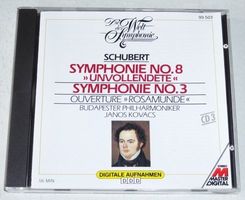 Franz Schubert - Symphonie nr. 8 & nr. 3 & Rosamunde Overtur