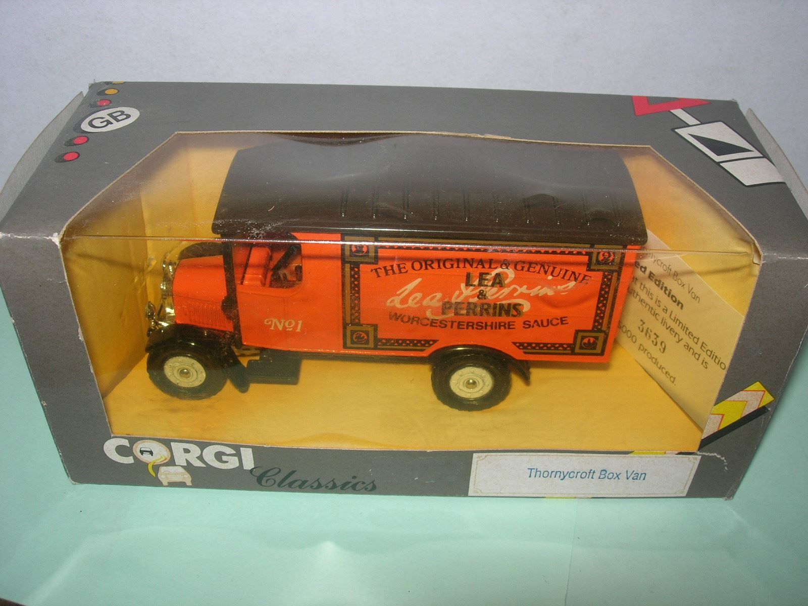 Corgi Toys Modellini d'auto: Thornycroft Box Van  * Corgi  ca. 1:43 – Nuovo e nell'imballaggio originale da Hornussen venduto da Amw 5