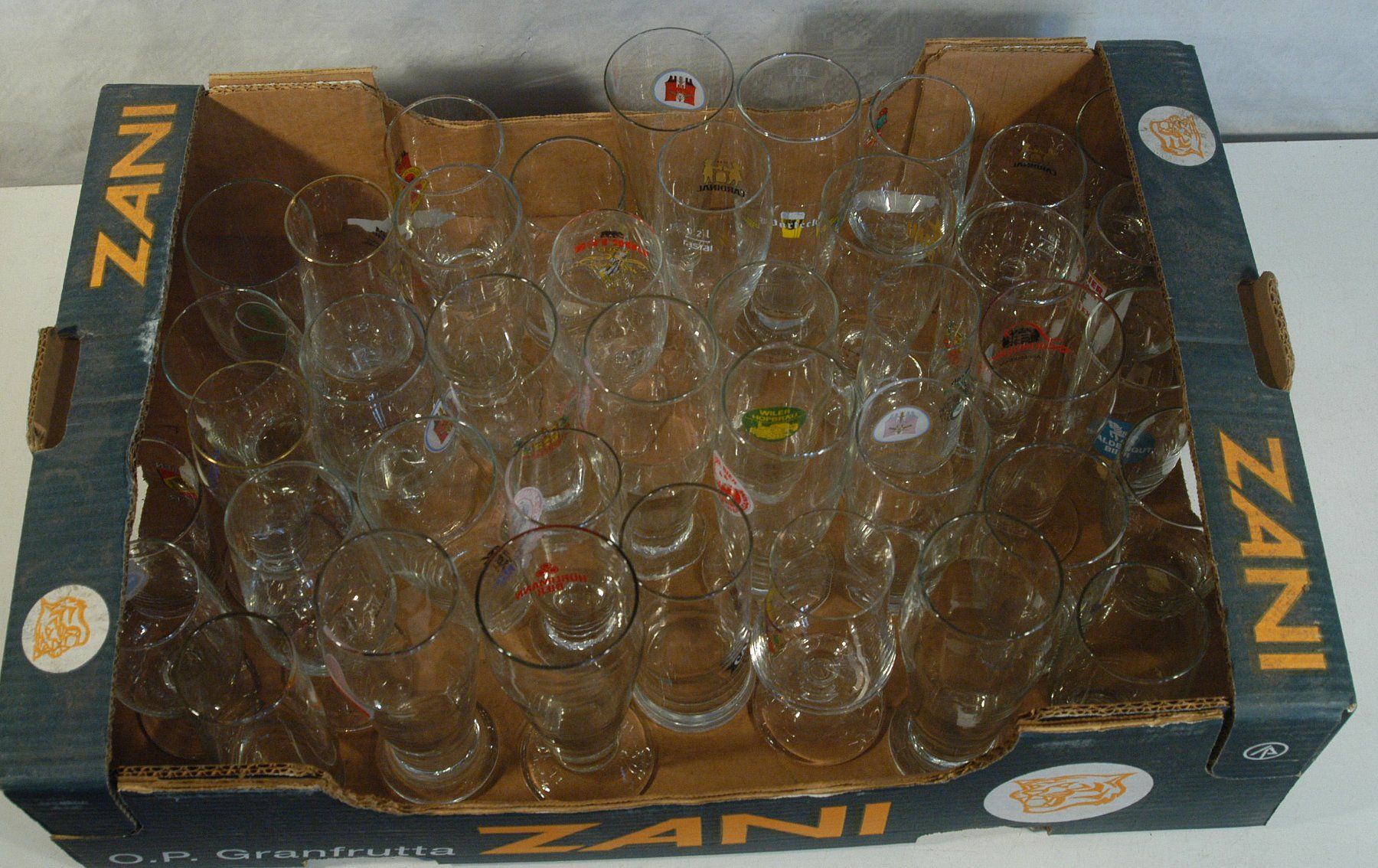 Gläser: Biergläser ca. 40 Stück alle verschieden – Gebraucht aus Herisau von Wisen