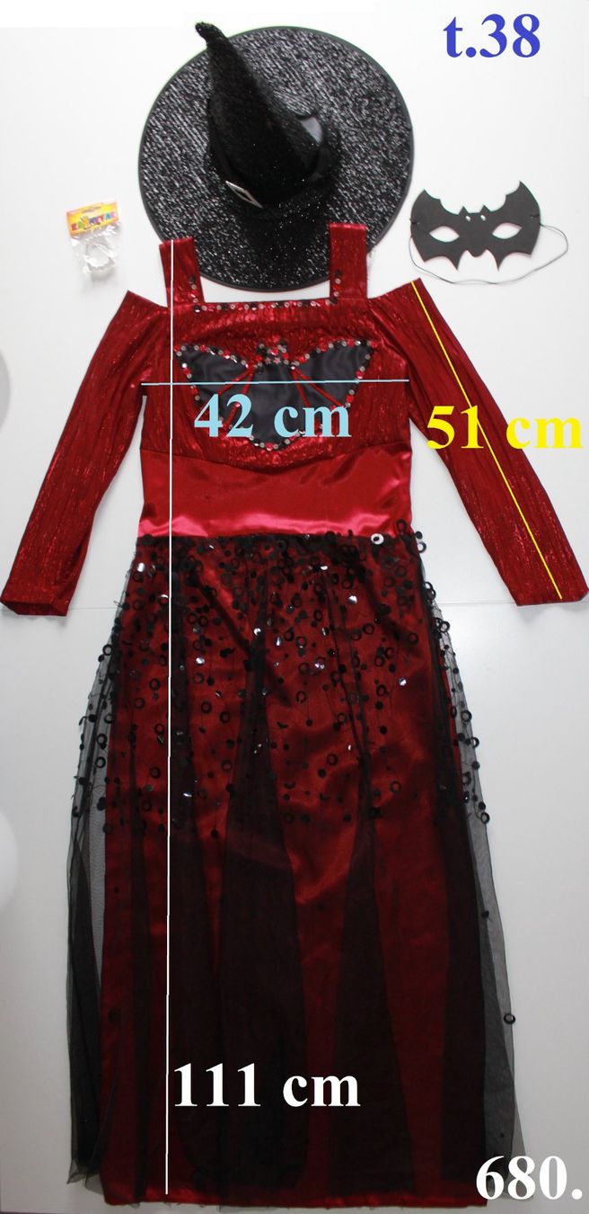 Costumi: Costume sorcière - vampire / Hexe - Vampir t. 38 – Usato da Peseux venduto da CoolShoping 1