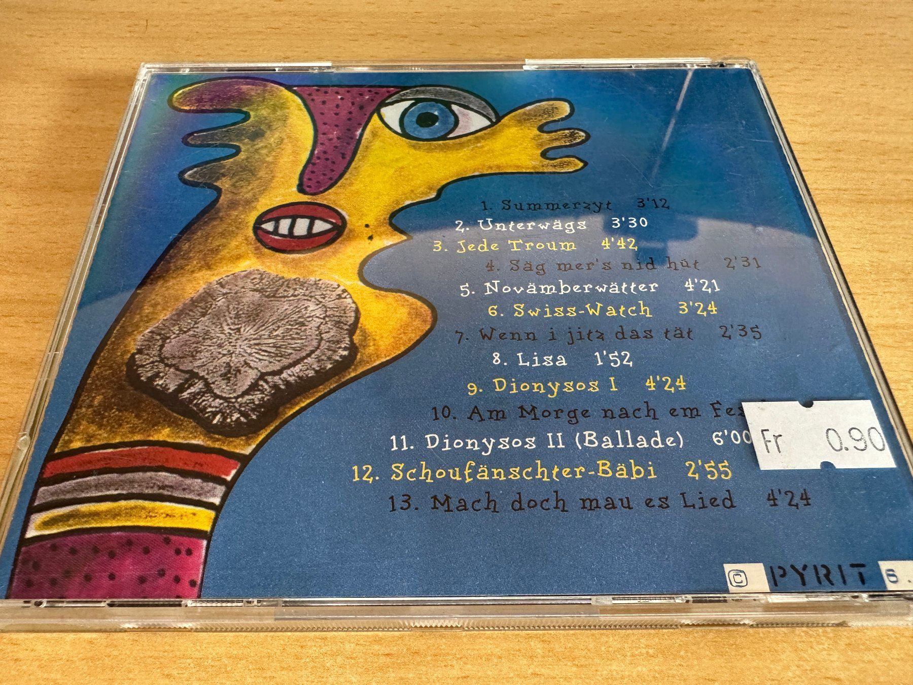 CD: Pyrit – Unterwägs – Usato da Rikon im Tösstal venduto da Alpenmutz 1