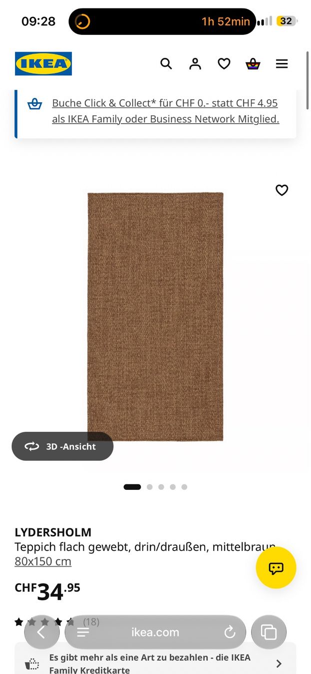 Ikea Tapis: Teppich – D'occasion à Zürich par lulu_1001 1