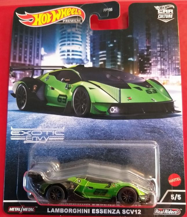 Hot Wheels Premium Exotic Envy Lamborghini Essenza SCV12 | Kaufen auf