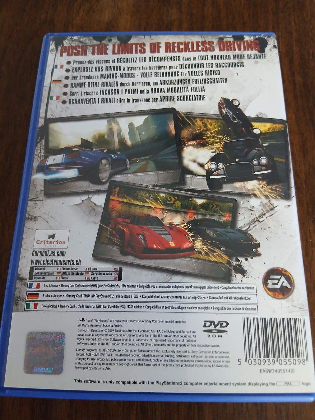 Spiele: PlayStation 2 Spiel: Burnout Dominator – Gebraucht aus Pfungen von Himbogame 1