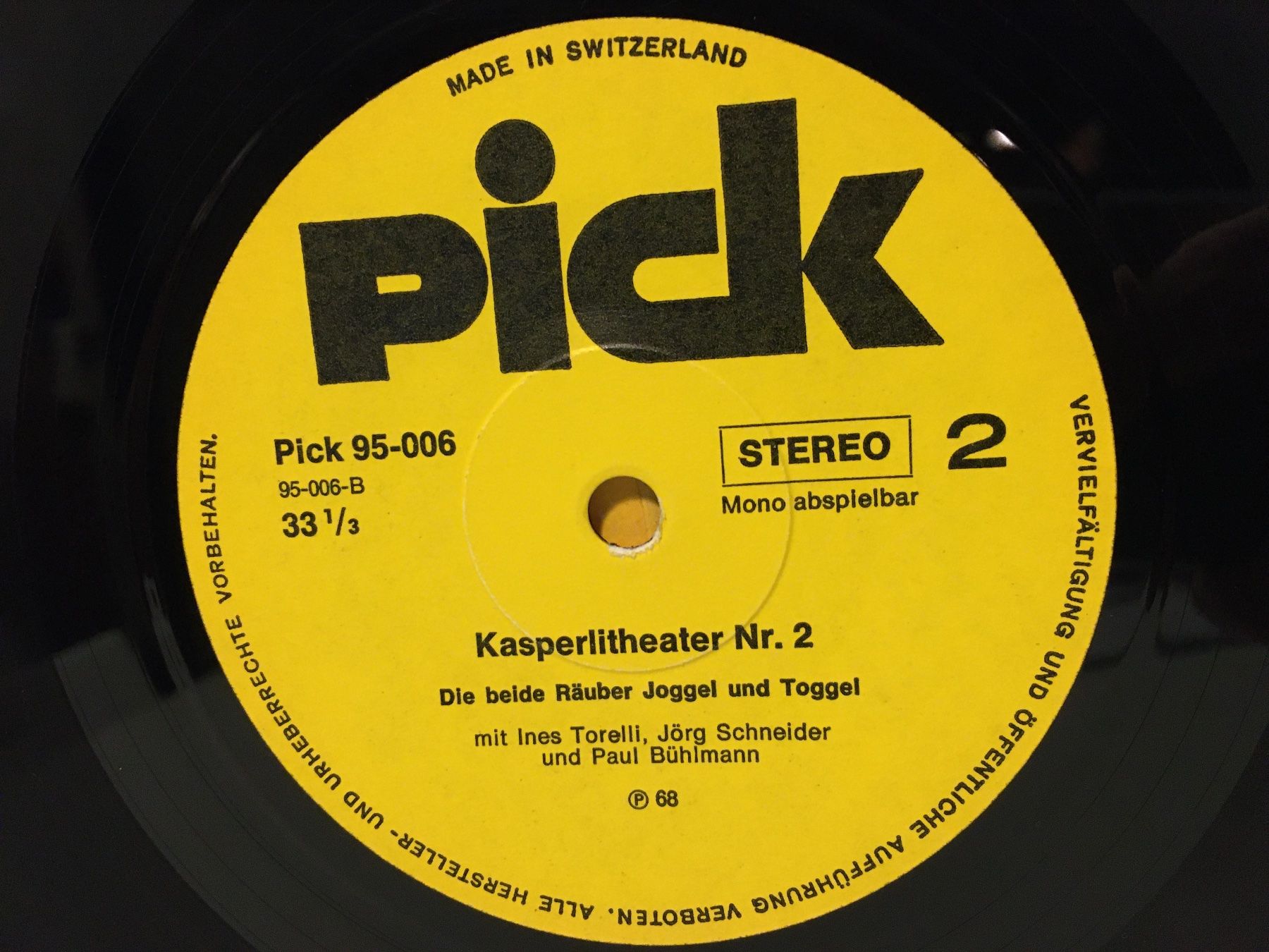 Dischi in vinile: Schallplatte - Kasperlitheater Nr. 2 - Pick - 1968 – Usato da Andwil SG venduto da Rainboli 5