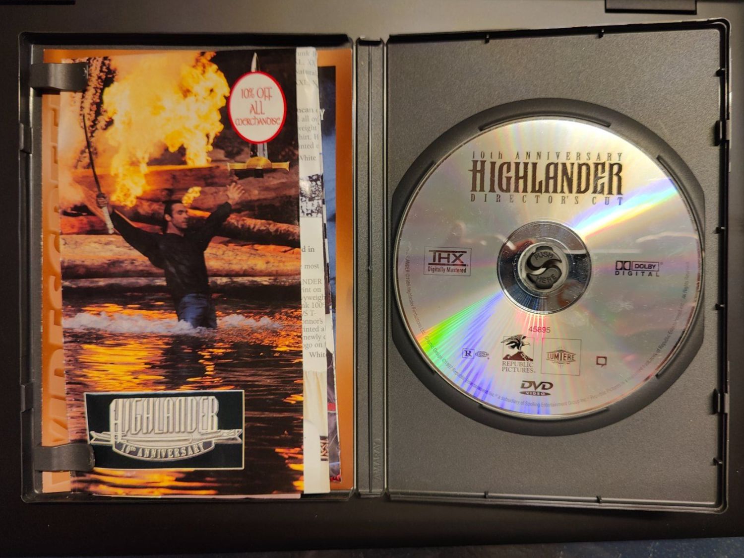 Tous les DVDs: HIGHLANDER Directors Cut DVD - 10th Anniversary – D'occasion à Vira (Gambarogno) par  1