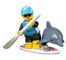 Lego 71029 - Nr1: Stand-up-Paddler - Series 21 Minifigur