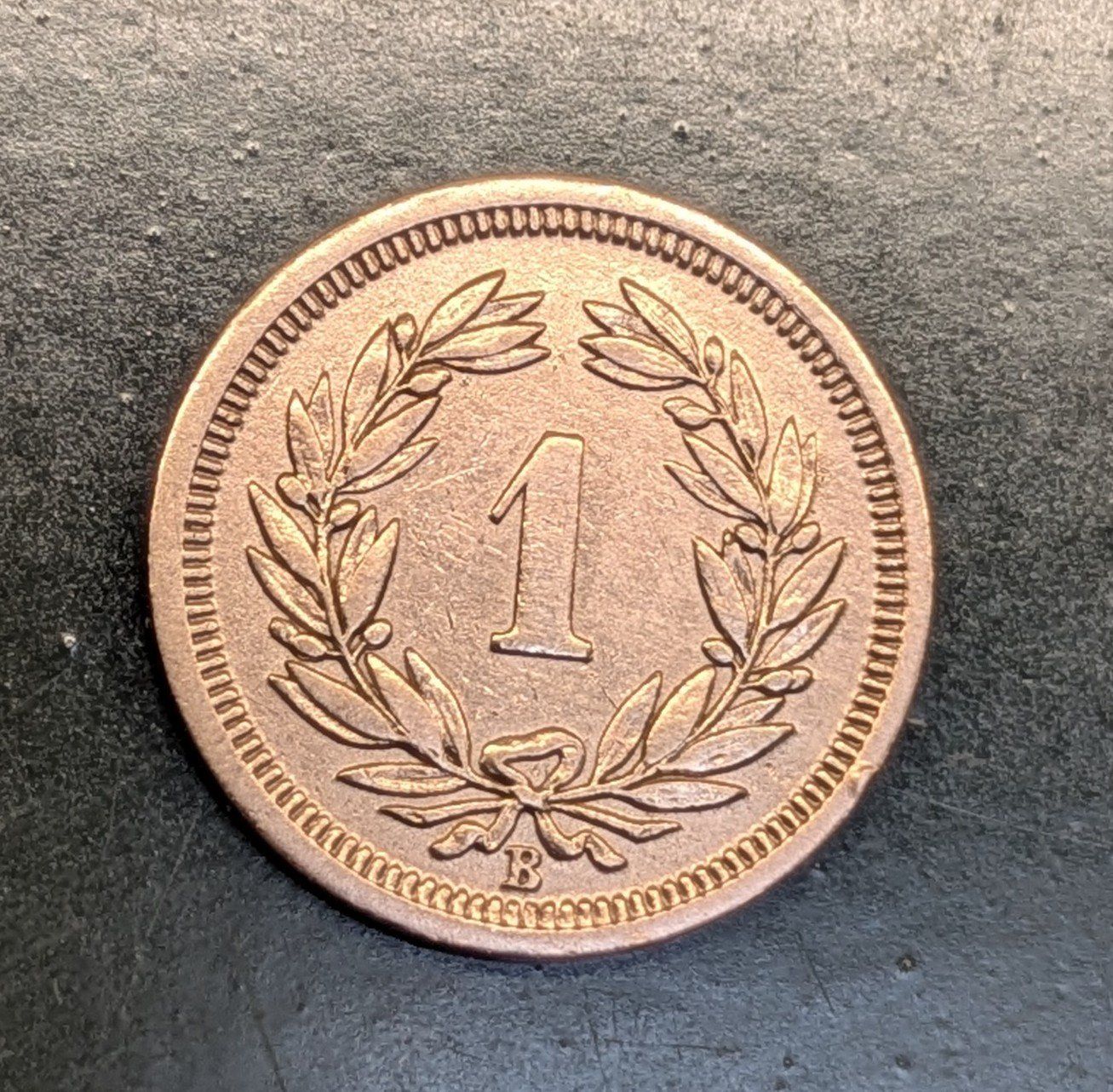 Alle Münzen: 1 Rappen 1920 (Bronze) – Gebraucht aus Zetzwil von Spitz70 1