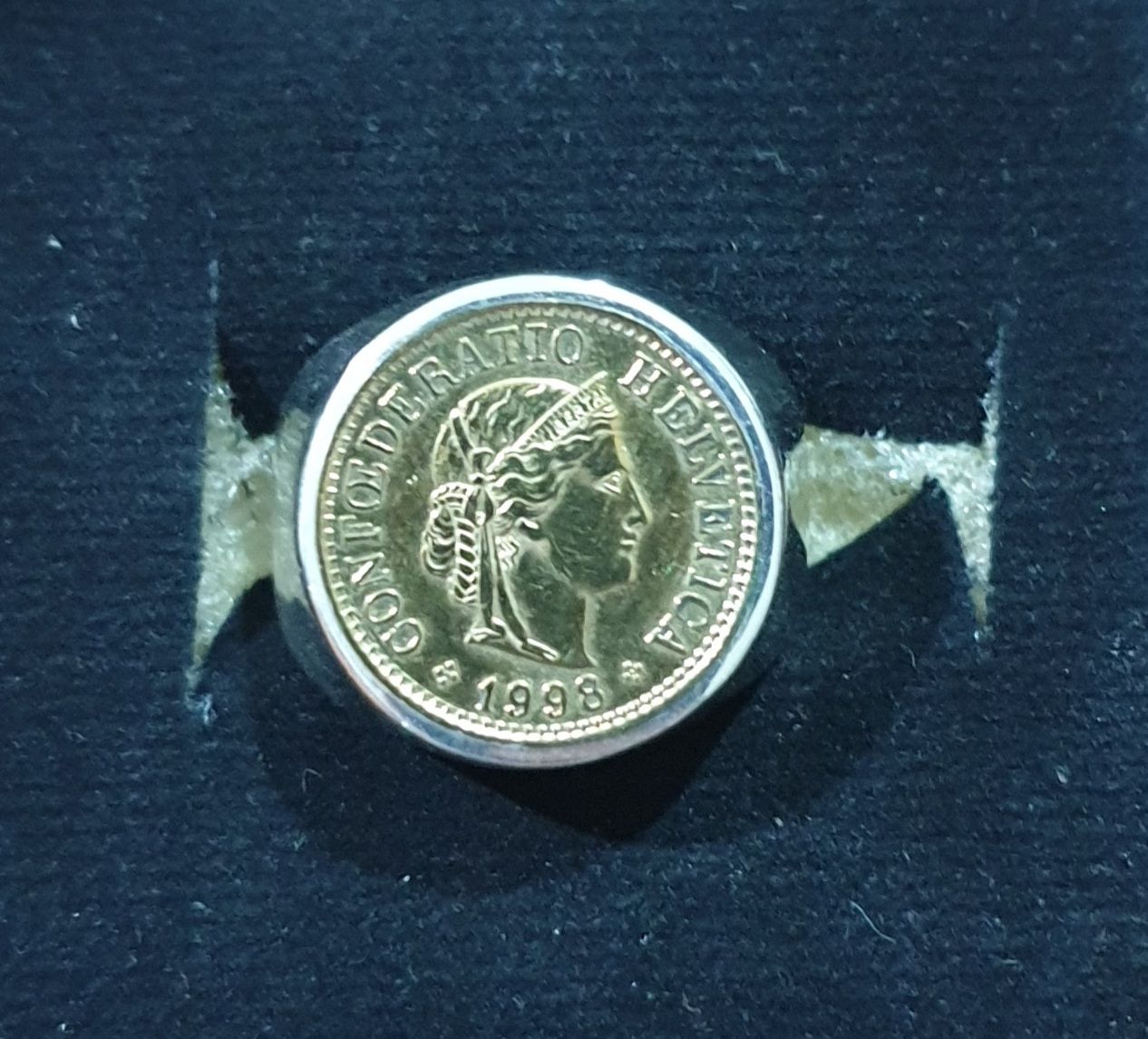 Ringe: ring silber mit 5 Rappen schweizer münze – Neu (gemäss Beschreibung) aus wetzikon von Bestedienste 1