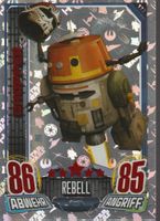 TCG HOLO FOIL CARD # 177 CHOPPER STAR WAR REBEL  ATTAX Topps