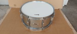 Pearl Steel Shell snare 14x6" ab service mit neue fell