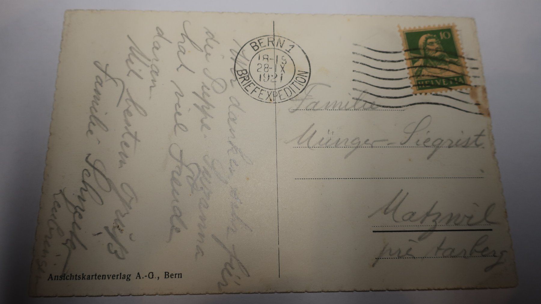 Cartes postales: Bern - Rathaus  1921 – D'occasion à Cormoret par Pascalll2001 2