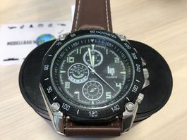 LIP Classics Herrenuhr, Top Zustand, Braun Lederband! (56)