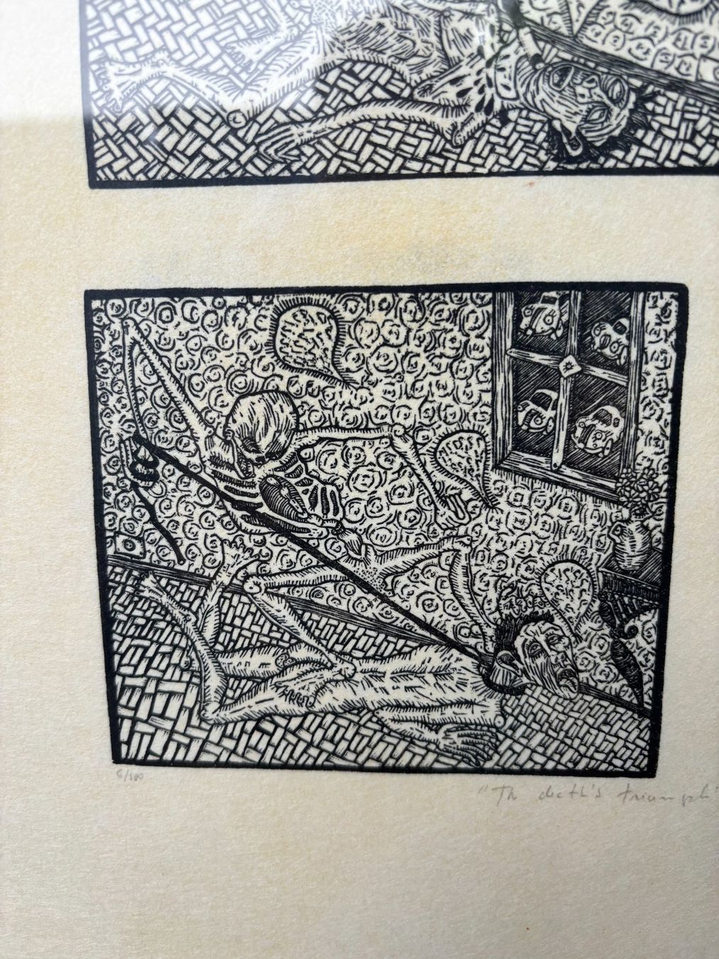 Grafiken & Lithographien: Originalgrafik "the death's triumph" – Gebraucht aus Winterthur von karlkeiner 1
