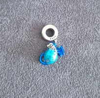 Silber Charm Drachen Baby +Garantie