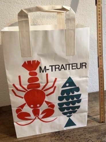Borse: VINTAGE, Papiersack der Migros – Usato da Zürich venduto da Baumgarten05