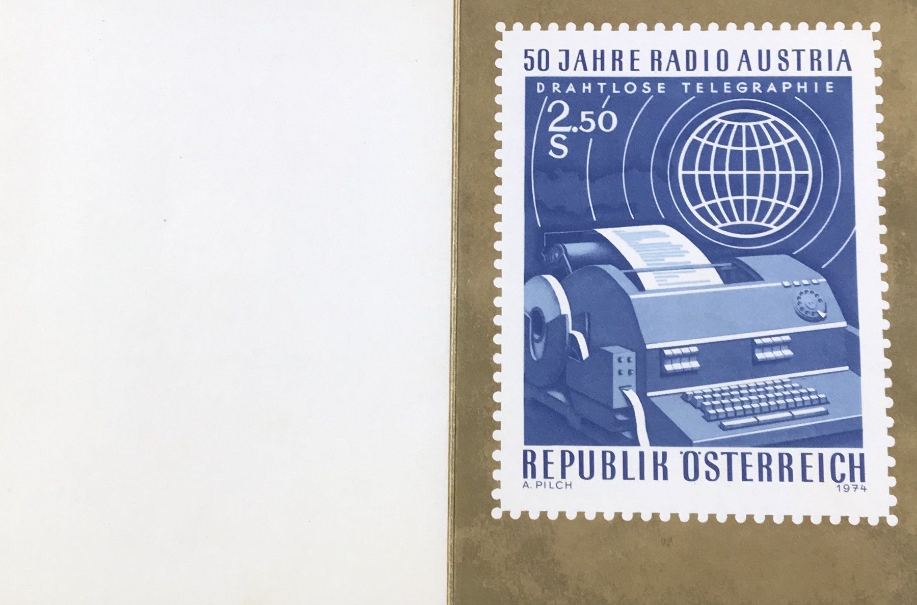 Tutti i francobolli: 50 JAHRE RADIO AUSTRA – Usato da Ostermundigen venduto da Kari1937 2