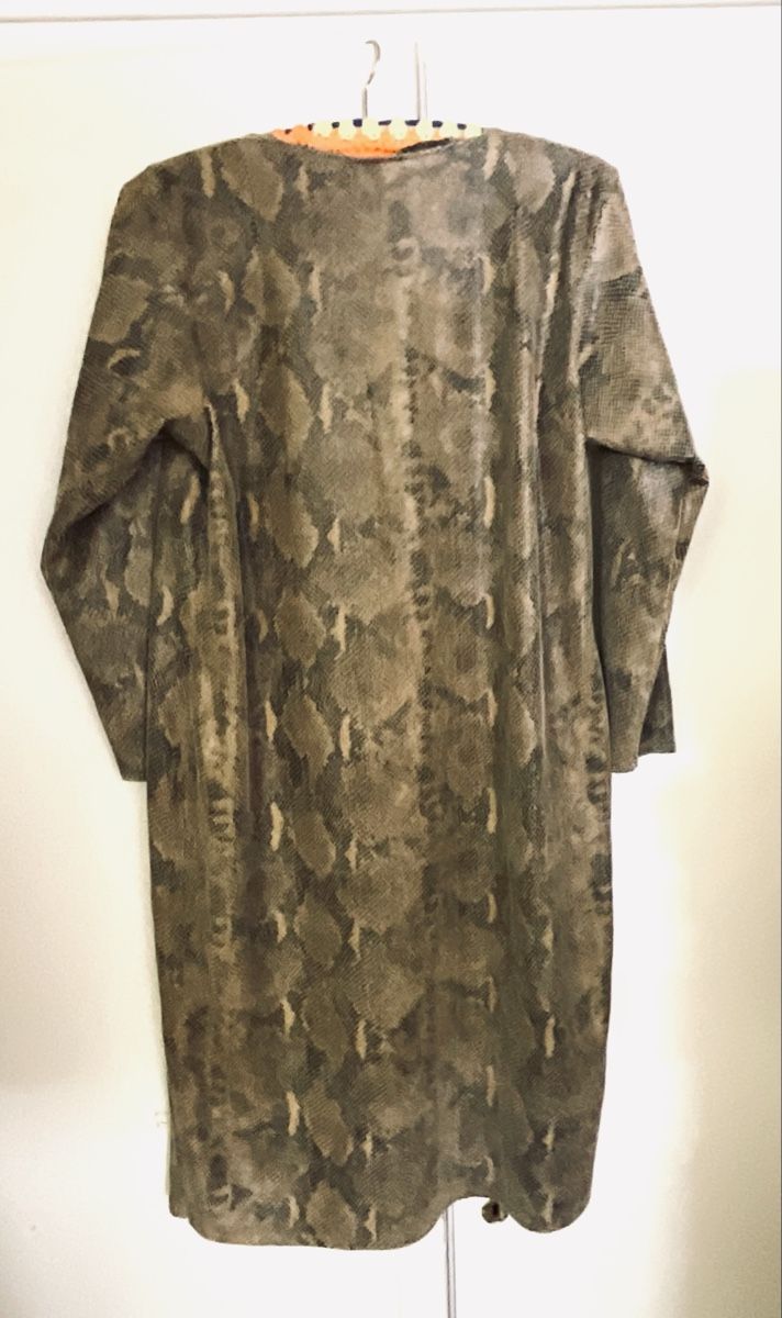 Vestiti: Kleid aus Alcantara, Schlangenlederimitat. – Usato da Herisau venduto da eri_2tb5 1
